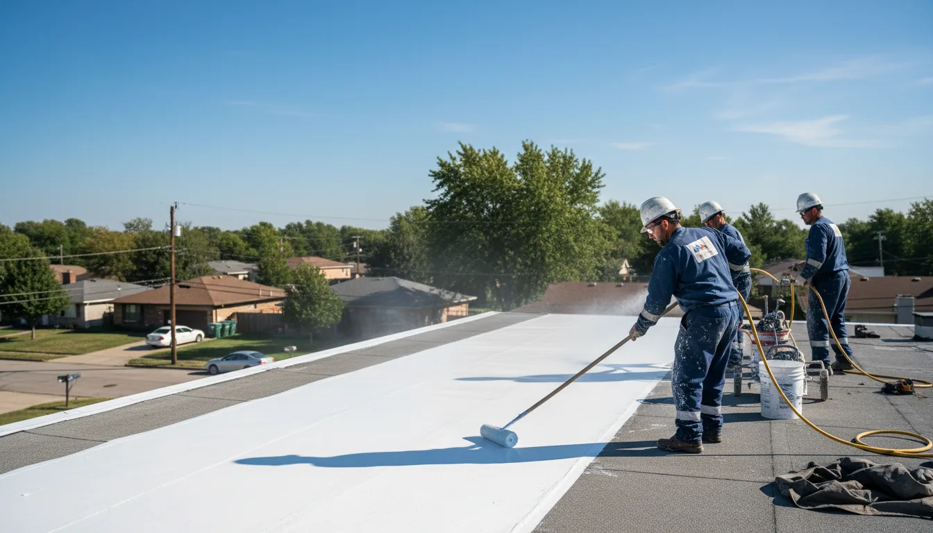 Commercial roof coating in Hoyt, KS near me